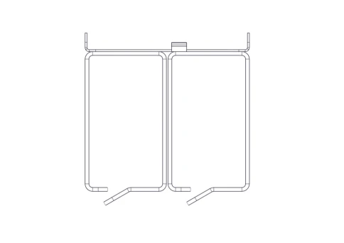 Horizontal Cable Organizer Uniprom Series, 2U, Steel Rings, 2 Rows фото 9