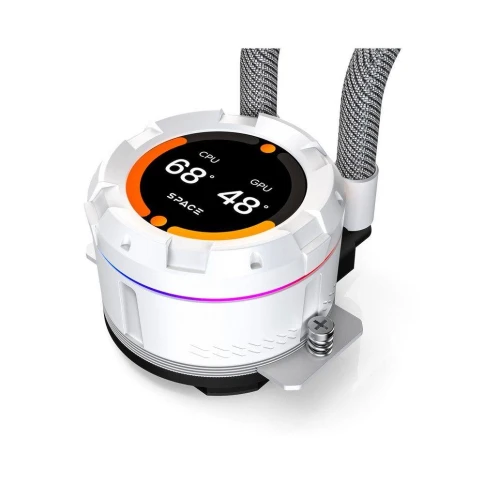 Вентилятор Cooler ID-Cooling SL360 XE WHITE /LCD SCREEN /350W /all Intel /all AMD фото 6