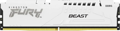 Память оперативная/ Kingston 16GB 5600MT/s DDR5 CL36 DIMM FURY Beast White EXPO фото 1