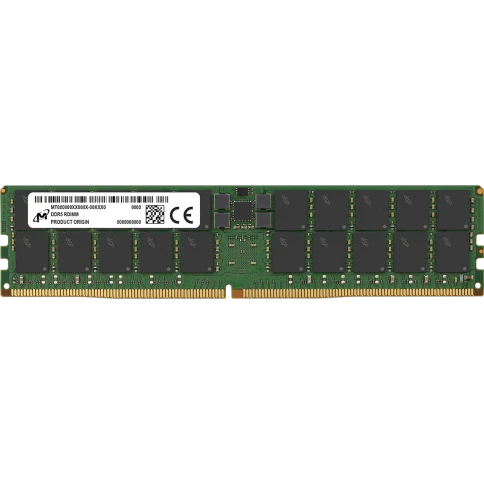 Память оперативная/ Micron 128GB DDR5 5600MT/s CL46 ECC Registered DIMM 288pin фото 1
