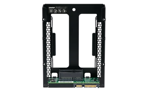 Адаптер/ QNAP QDA-A2AR HDD/SSD drives adapter  2 x SATA 2.5" HDD/SSD -> 1 x  SATA 3.5 " TRAY , Transfer rate 6 Gb/s. Supports RAID 0, 1, JBOD. w/o HDD фото 3