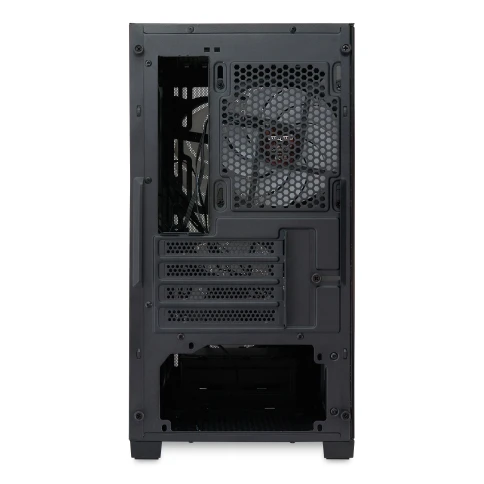 Корпус без блока питания/ Case HSPD M321, Mesh Mini-tower, Black, slide TG, 0.45 SPCC, 2x140mm ARGB (M11-140)+1x120mm ARGB (M11-120) mATX, mITX 160/340/184mm 2x2.5", 2x3.5", 4xPCI 2xUSB-A 3.0, 1xUSB-A 1.0 390x200x385mm фото 5