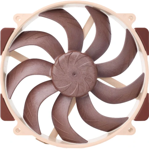 Кулер для корпуса/ Case Cooler Noctua NF-A14x25r G2 PWM (140x140x25mm, 4-pin PWM, 91.58CFM, 24.8dBA, 1500RPM, Beige/Brown) фото 2