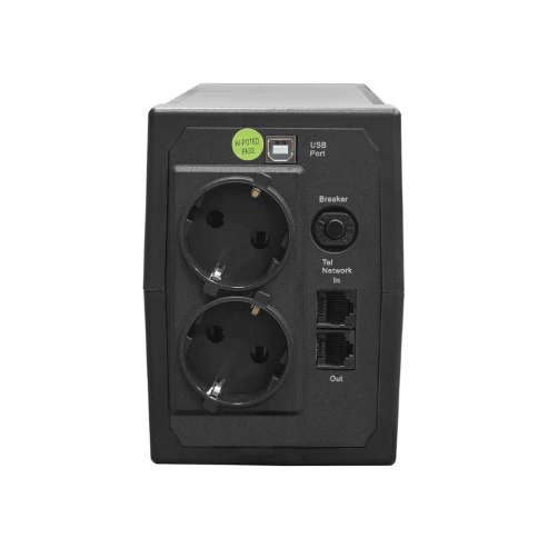 ИБП HIDEN EXPERT ULS600С 600ВА/360Вт/ Line-Iinteractive Tower UPS Schuko LCD фото 4