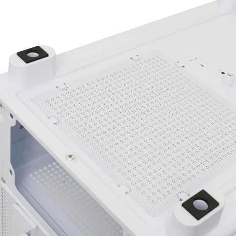 Корпус без блока питания/ Case HSPD M510, Mesh Mid Tower, White, TG, 0.5 SPCC, 4x120mm ARGB (Orbis F1) ATX, mATX, mITX 180/280/160mm 1x2.5", 1x3.5", 7xPCI 2xUSB-A 3.0 517x277x418mm фото 9