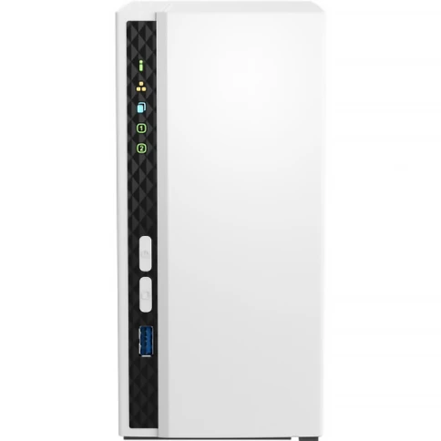 Сетевое хранилище без дисков/ SMB QNAP TS-233 NAS 2 HDD trays. ARM 4-core Cortex-A55 2.0GHz, ram 2 GB (max), 1x1GbE, 2xUSB 2.0 port,1xUSB 3.2 Gen 1 фото 1