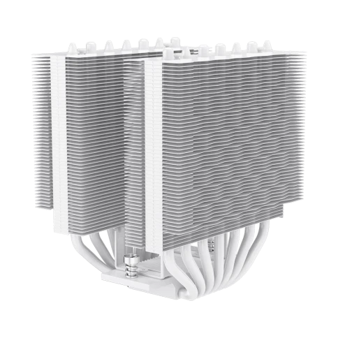 Кулер для процессора/ CPU Cooler PCCooler RT720 TC ARGB WH (270W, 4-pin PWM, 157.5mm, Al/Cu, 7x6mm, ARGB, 2x120mm, 73.32CFM, 34.9dBA, 2200RPM, S: 1851/1700/1200/115X, AM5/AM4, white) фото 3