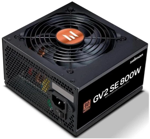Блок питания ZALMAN ATX 800W 80+Bronze APFC 12cm fan GV2 SE 800W ZM800-GV2SE фото 1