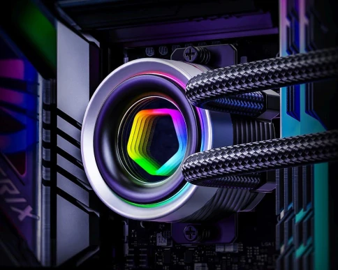 Система водяного охлаждения ID-Cooling FX360 Inf ARGB Soc-AM5/AM4/1200/1700/1851 черный 4-pin 27.2dB Al+Cu 350W Ret [FX360 INF] фото 17