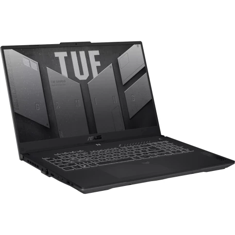 Ноутбук/ ASUS TUF A17 FA707NUG-HX182 17.3"(1920x1080 (матовый, 144Hz) IPS)/AMD Ryzen 7 7445HS(3.55Ghz)/16384Mb/512PCISSDGb/noDVD/Ext:nVidia GeForce RTX4050(6144Mb)/Cam/BT/WiFi/56WHr/war 1y/2.6kg/Mecha Gray/DOS фото 4