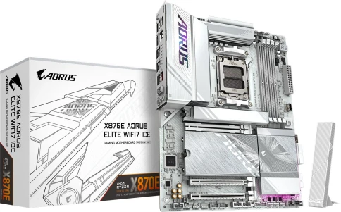 Материнская плата Gigabyte X870E AORUS ELITE WIFI7 ICE, RTL фото 6