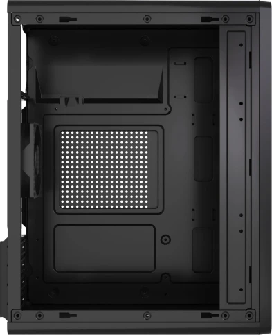 Корпус Accord ACC-M258-02B черный без БП mATX 1x80mm 2xUSB2.0 audio фото 4