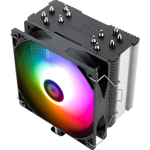 Кулер для процессора/ CPU Cooler Thermalright Burst Assasin 120 ARGB (4-pin PWM, 154mm, Ni/CU, 6x6mm, ARGB, 1x120mm, 66.17CFM, 25.6dBA, 1550RPM, S: 1700, 1200, 115X, AM5, AM4) фото 5