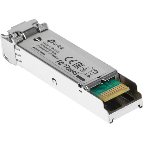 Трансивер/ 1000Base-BX WDM Bi-Directional SFP Module, LC connector, TX:1310nm/RX:1550nm, single-mode, 10km фото 1