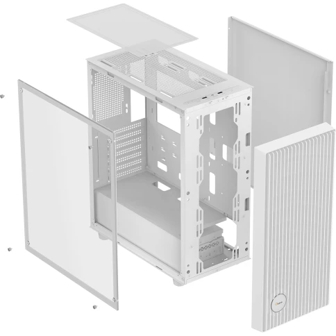 Корпус ПК без блока питания/ Case Ocypus Gamma C70 WH ARGB, Midi-Tower, TG, 4x120mm ARGB, 1xUSB-A 3.0 + 1xUSB 2.0, ATX, mATX, mITX White фото 8