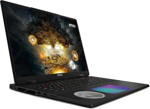 Ноутбук MSI Titan Dragon Edition 18 HX AI A2XWJG-205RU Core Ultra 9 275HX 64Gb SSD4Tb NVIDIA GeForce RTX5090 24Gb 18" IPS UHD+ (3840x2400) Windows 11 black WiFi BT Cam (9S7-1824A5-205) фото 2
