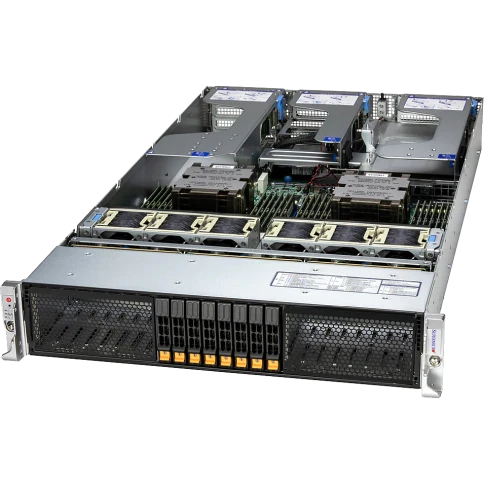 Платформа для сервера/ Supermicro Server AS-2126HS-TN 2U (2x AMD EPYC 9004/9005 / 24x DDR5 RDIMM / 16x Hs 2.5" NVMe/SATA*/SAS*/ 6x PCIe 5.0 / no LAN / 2x 1600W Power) (16 NVME config) фото 1