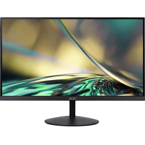Монитор/ Acer SA242YH1bi 23,8'', ZeroFrame, UltraThin Black, 16:9, VA, 1920x1080, 4ms, 250cd, 100Hz, VGA , HDMI(1.4), Speakers 2Wx2, Vesa:75x75 фото 1