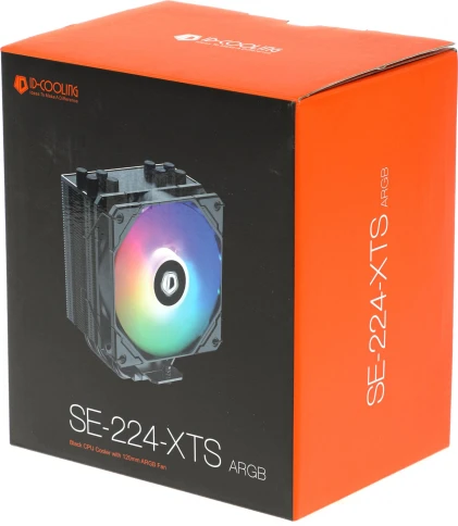 Кулер ID-Cooling SE-224-XTS ARGB Soc-AM5/AM4/1200/1700/1851 черный 4-pin 29dB Al+Cu 220W 650gr Ret (SE-224-XTS ARGB) [SE-224-XTS ARGB] фото 9