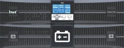 INVT Rack type online UPS 10kVA / 10kW, установлено 16 x 12V*9Ah батарей, возможность подключения внешних АКБ фото 1