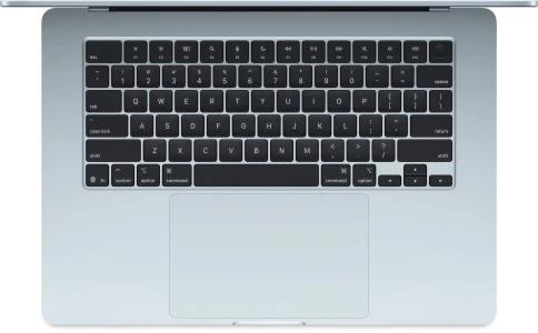 Ноутбук Apple MacBook Air A3241 M4 10 core 16Gb SSD512Gb/10 core GPU 15.3" Liquid Retina (2880x1864) macOS lt.blue WiFi BT Cam (MC7C4LL/A) фото 2