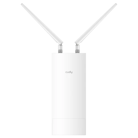 Точка доступа/ AX3000 High Power WiFi 6 Gigabit Outdoor Access Point, 2402Mbps at 5GHz + 574Mbps at 2.4GHz, 1 x Gigabit RJ45, 2 Detachable Antennas, 802.3at/802.3af PoE or 48V passive PoE, IP65 Waterproof, lightning protection, 48V passive PoE adapter inc фото 2