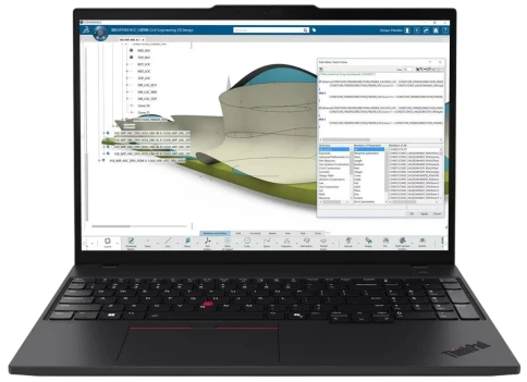 Ноутбук/ Lenovo ThinkPad P16s G4, 16" WQUXGA (3840x2400) Touch OLED, Ryzen AI 7 350, 32GB, 1TB PCIe SSD, AMD Radeon 860M, Wi-Fi 7 MT7925+BT 5.4, Wired Ethernet, 86Wh, BKLT KB ENG, No OS, 1Y фото 1