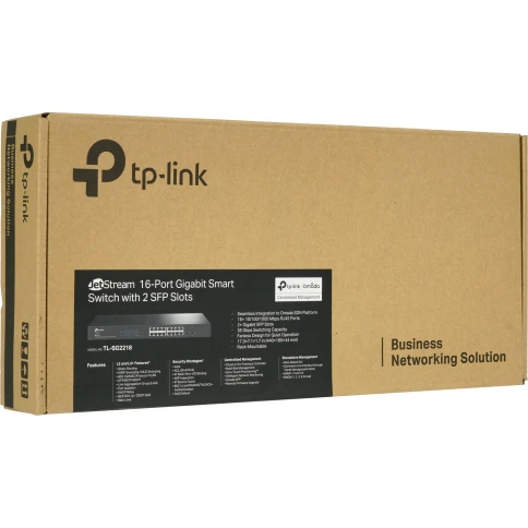 Коммутатор/ JetStream™ 18-Port Gigabit Smart Switch with 16-Port PoE+ фото 7