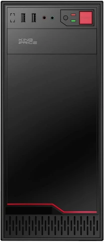 Корпус KingPrice KPCC-MD201 черный ATX 1x80mm 4x120mm 2xUSB2.0 audio [KPCC-MD201] фото 2