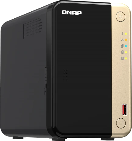 Сетевое хранилище без дисков/ SMB QNAP TS-264-8G NAS 2 HDD trays, 4-core Intel Celeron N5105/N5095 2.0-2.9 GHz, 8 GB DDR4 RAM , 2x2.5 Gigabit Ethernet , 2xUSB 3.2 Gen 2 (10Gbps), 2xUSB 2.0 port, 1xHDMI, 2xM.2 PCIe Gen 3 x1 slots фото 2