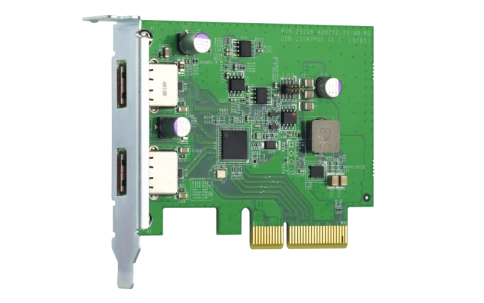 Карта расширения/ QNAP QXP-10G2U3A USB Dual Port Adapter, 2 x 10Gb / s фото 3