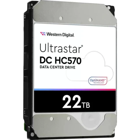 Жесткий диск/ HDD WD SAS Server 22Tb Ultrastar DC HC570 7200 12Gb/s 512MB 1 year warranty (replacement WUH722020BL5204, MG10SCA20TE, ST20000NM002D, ST20000NM007H) фото 2