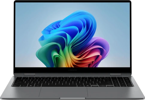 Ноутбук Samsung Galaxy Book 5 360 NP750 Core Ultra 7 256V 16Gb SSD512Gb Intel Arc 140V 15.6" AMOLED Touch FHD (1920x1080) Windows 11 Home grey WiFi BT Cam (NP750QHA-LG2IN) фото 5