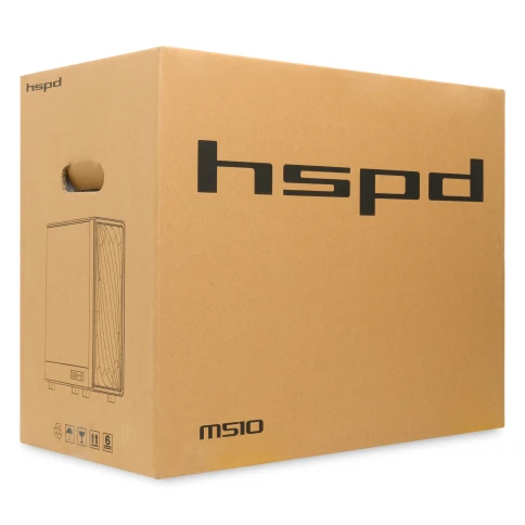 Корпус без блока питания/ Case HSPD M510, Mesh Mid Tower, White, TG, 0.5 SPCC, 4x120mm ARGB (Orbis F1) ATX, mATX, mITX 180/280/160mm 1x2.5", 1x3.5", 7xPCI 2xUSB-A 3.0 517x277x418mm фото 13