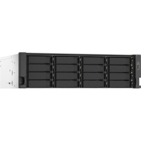 Сетевое хранилище без дисков/ SMB QNAP TS-1673AU-RP-16G NAS 16 HDD trays, 2x 2.5 GbE, rackmount, 2 PSU. 4-core AMD V1500B 2,2 GHz,,RAM 16 GB (1 x 16 GB) up to 32 GB (2 x 16 GB). W/o rail kit RAIL-B02 фото 2