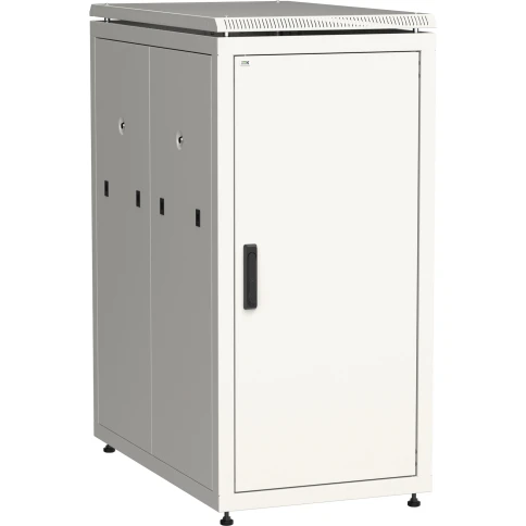 ITK Шкаф сетевой 19" LINEA N 28U 600х1000 мм металлическая передняя дверь серый фото 1