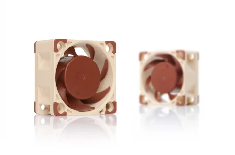 Кулер для корпуса/ Case Cooler Noctua NF-A4x20 PWM (40x40x20mm, 4-pin PWM, 5.53CFM, 14.9dBA, 5000RPM, Beige/Brown) фото 2