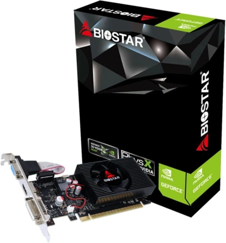Видеокарта Biostar PCI-E GT730-4GB D3 LP (GF108) NVIDIA GeForce GT 730 4Gb 128bit GDDR3 700/1333 DVIx1 HDMIx1 CRTx1 HDCP Ret low profile [VN7313TH41] фото 7