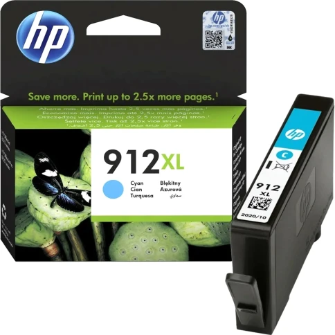 Картридж/ HP 912XL High Yield Cyan Original Ink Cartridge фото 3