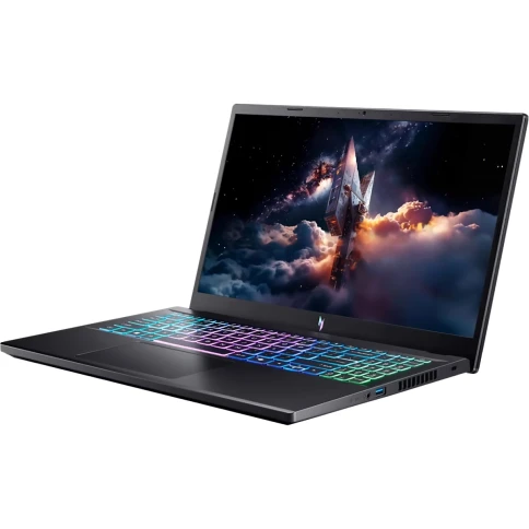 Ноутбук/ ACER Nitro V15 ANV15-A31-R6GF 15.6"(1920x1080 IPS (матовый, 165Hz) )/AMD Ryzen 7 170(3.2Ghz)/16384Mb/512PCISSDGb/noDVD/Ext:NVIDIA GeForce RTX 5060(8192Mb)/Cam/BT/WiFi/50WHr/war 1y/2kg/Black/NoOS фото 3