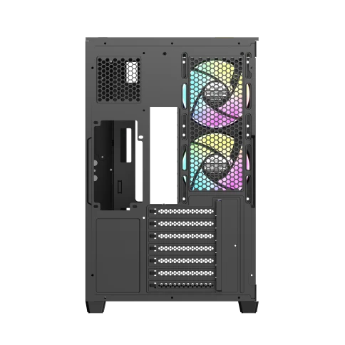 Корпус ПК без блока питания/ Case Ocypus Delta C74 BK ARGB, Midi-Tower, TG, 2x120mm ARGB, 2xUSB-A 3.0 + 1xUSB-C 3.1, ATX, mATX, mITX Black фото 4
