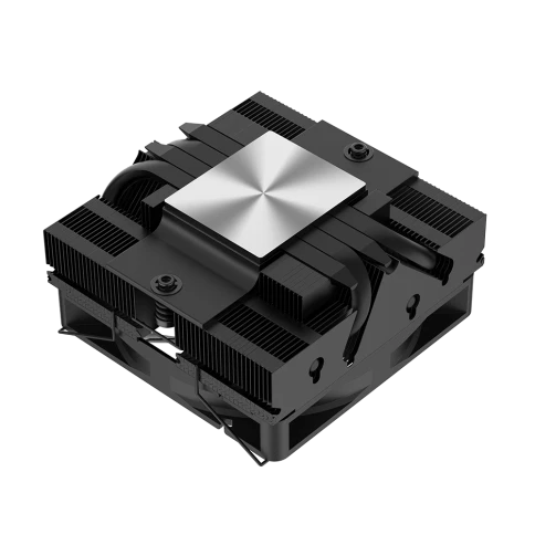 Кулер для процессора/ CPU Cooler SAMA U40 (130W, 4-pin PWM, 47mm, 4x6mm, 1x90mm, 38.18CFM, 34dBA, 2800RPM, S: 1851/1700/1200/115X, AM5/AM4, black) фото 7
