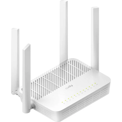 Маршрутизатор/ V2.0, AX3000 Wi-Fi 6 Dual Band Gigabit xPON Router, Realtek chipset, GPON/EPON,  2402Mbps at 5GHz + 576Mbps at 2.4GHz, 802.11ax/ac/a/b/g/n, 1 PON Port, 4 Gigabit RJ45 port, 1 RJ11 Port, Power ON/OFF Button,WPS Button,WiFi Button, Reset butt фото 2