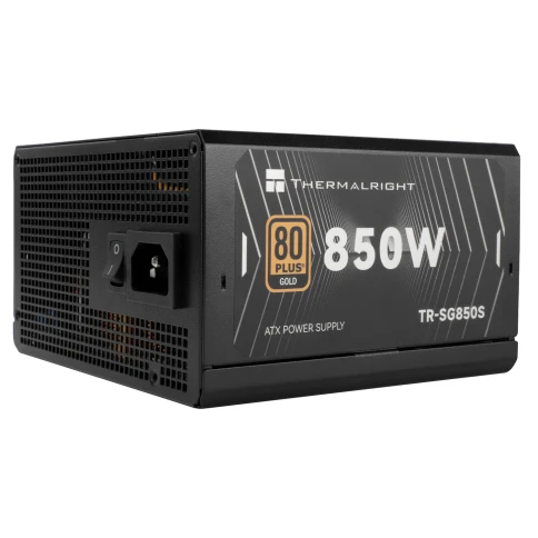 Блок питания 850W/ Power Supply Thermalright, 850W 80+ Gold (ATX, 3.1, PCIe 5.1, Non-modular, 1x24(20+4)pin, 1xCPU 8(4+4)pin, 2xPCIe*2 8(6+2)pin, 5xSATA3, 1x12+4pin (12VHPWR PCIe 5.1 12+4pin 600mm), 3xMOLEX4pin, Active, 120x120mm, 150x140x86mm, APFC, blac фото 4