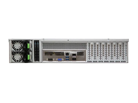 Серверный корпус/ RSC-2ET, 2U, 12xSATA/SAS HS 3,5/2,5" universal bay + 2x2,5" 7mm rear HS bay, up to 12"(W) x 13"(D) E-ATX, 12G EOB backplane, Acbel 2U 800W RPSU platinum, 2x 7mm 2.5" hot-swap OS, rail [XE1-2ET00-02 SKU change to фото 3