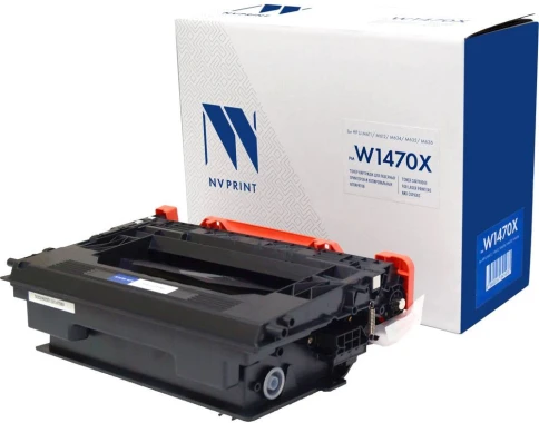 -/ Тонер-картридж NVP NV-W1470X для HP LJ M611/M612/M634/M635/M636 (25200k) фото 2
