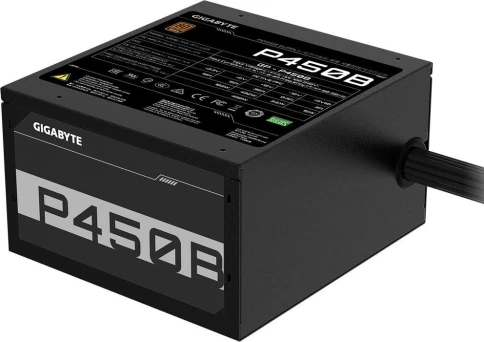 Блок питания Gigabyte ATX 450W GP-P450B 80+ bronze (20+4pin) APFC 120mm fan 6xSATA RTL [GP-P450B] фото 1