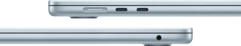 Ноутбук Apple MacBook Air A3241 M4 10 core 16Gb SSD512Gb/10 core GPU 15.3" Liquid Retina (2880x1864) macOS lt.blue WiFi BT Cam (MC7C4LL/A) фото 5