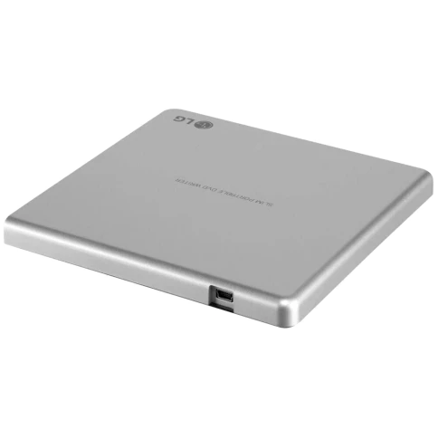 Оптический привод/ LG DVD-RW ext. Silver Slim Ret USB2.0 (3.0 compatible) фото 1