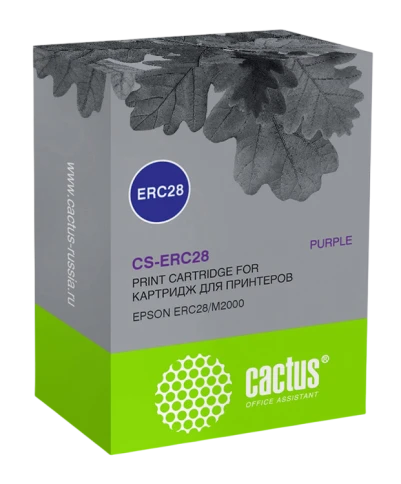 -/ Картридж матричный Cactus CS-ERC28 фиолетовый для Epson ERC28/M2000 фото 1